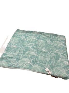 JC Sunny Seafoam Green Ocean Print Lightweight Scarf Wrap Shawl